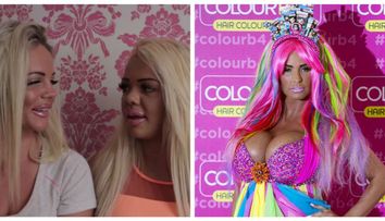 Mama si fiica au platit peste 56 000 de lire pentru a arata precum Katie Price. Transformarea bizara a doua femei