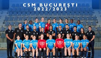 CSM București și-a prezentat echipa pentru sezonul 2022-2023! Meciurile din competiția internă se văd pe VOYO