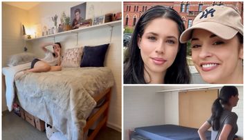 Andreea Marin și-a ajutat fiica să se instaleze în campusul Universității Cornell. Cum arată camera de studentă a Violetei