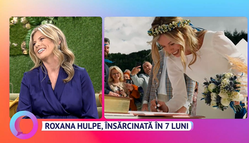 Cum a reacționat soțul Roxanei Hulpe când a aflat că prezentatoarea TV este însărcinată