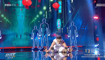 Românii au talent 2023 - semifinala 1. Bianca Avram a oferit un moment de dans contemporan spectaculos: 