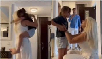 Elena Udrea și-a revăzut fiica după ce a ieșit din închisoare! Eva a căzut, pur și simplu, din picioare atunci când și-a văzut mama. Momentul a fost filmat