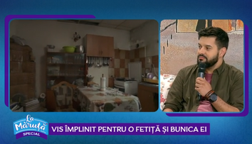 VIDEO Ciprian Vlaicu, de la „Visuri la cheie”, vis împlinit pentru o fetiță și bunica ei