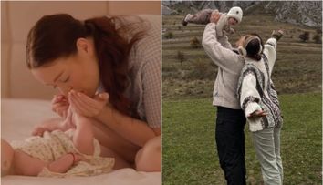 Lorena Șerban a publicat primele fotografii în care se vede chipul fetiței sale! Cum arată Freya