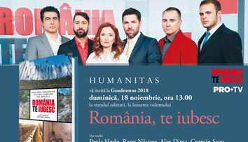 Cartea România, te iubesc! O culegere de fapte și povești românești, lansarea oficiala 18 noiembrie 