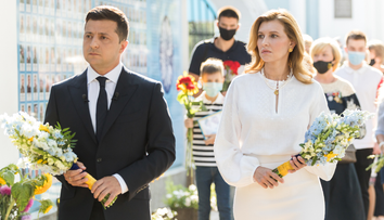 Soția lui Volodimir Zelenski a dezvăluit ce i-a spus președintele Ucrainei când prima bombă rusă a căzut