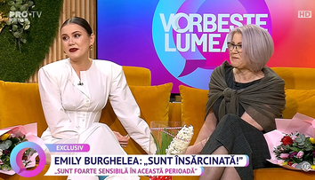 Emily Burghelea e însărcinată a treia oară: 