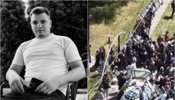 Mădălin Paul Păduran a fost condus pe ultimul drum! Imaginile sfâșietoare de la înmormântarea tânărului decedat în timp ce îl urmărea pe presupusul amant al iubitei sale