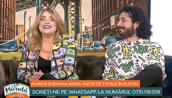 Bianca și Marius Moga, apariție rară la TV. Ce dezvăluiri au făcut cei doi în emisiunea lui Măruță