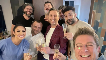 Andi Moisescu a făcut cinste de ziua lui echipei de la Românii au talent