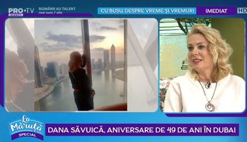 VIDEO Dana Săvuică, aniversare de 49 de ani în Dubai