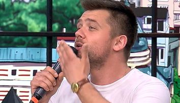 Marian Olteanu, la provocarea lui Cătălin Măruță! Actorul a cântat rap în direct la TV