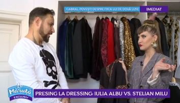 VIDEO Presing la dressing: Iulia Albu vs Stelian Milu