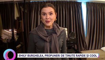 Ce articole basic nu trebuie să lipsească sub nicio formă din garderoba unei femei. Emily Burghelea ne propune câteva ținute rapide și cool