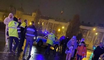 Prima reacție a blondei care s-a aflat în mașina lui Culiță Sterp când artistul a făcut accident în Cluj
