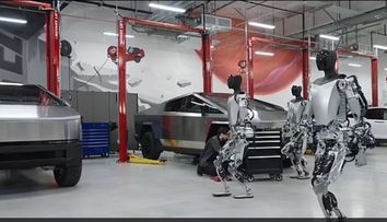 Întâmplare teribilă într-o fabrică Tesla. Un robot a atacat un inginer, lăsându-l într-o ”baltă de sânge”