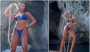 Mădălina Ghenea, duș fierbinte în largul mării, pe o ambarcațiune. Fanii: “Acum știm cum fac duș zeițele!”