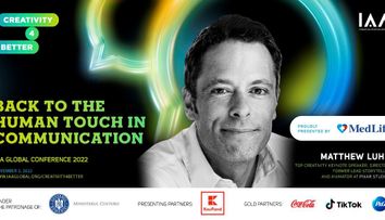 Matthew Luhn – Star Speaker Conferința Globală IAA “Creativity4Better” 2022
