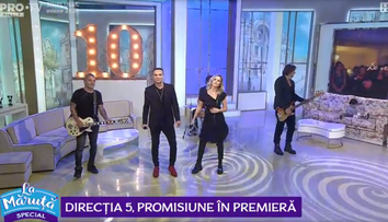 VIDEO Direcția 5, promisiune în premieră „La Măruță”