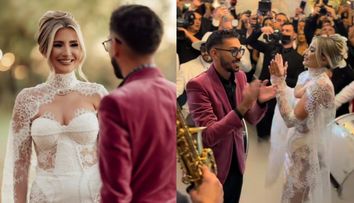 Cât a fost darul la nunta lui Armin Nicoară cu Claudia Puican. Invitații au umplut plicurile cu bani