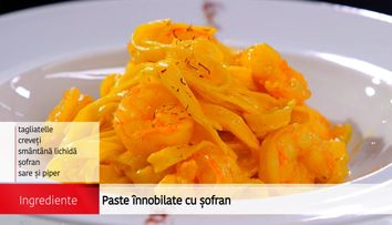 Paste innobilate cu sofran