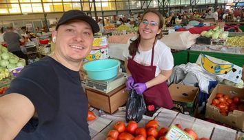 Diana Necula, eleva olimpică admisă la Medicină care vinde legumele familiei în piață