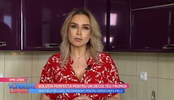 VIDEO Îți dorești un decolteu frumos? Află de la Adina Halas ce trebuie să faci