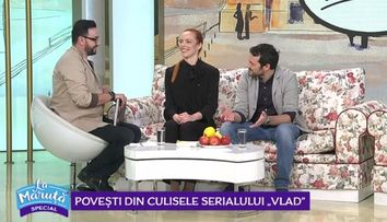 VIDEO Olimpia Melinte și Andrei Aradits, dezvăluiri din culisele serialului VLAD