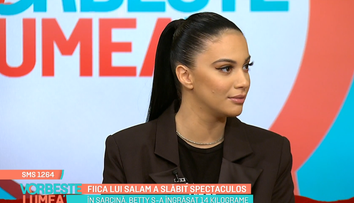 VIDEO Betty, fiica lui Florin Salam, a slăbit spectaculos