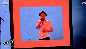 Daca inchizi ochii ai impresia ca il auzi pe Ed Sheeran. Daniel Balan, interpretare emotionanta la Vocea Romaniei