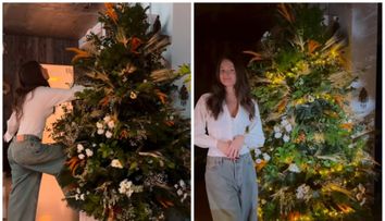 Raluka și-a impresionat fanii cu un brad atipic! Cum și-a împodobit artista pomul de Crăciun: „Cred că este cel mai frumos și original brad!”