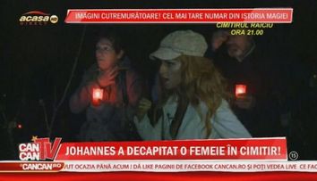 Un truc imposibil, inspirat din filmele de groaza. Cum a reusit Johannes sa o bage in sperieti pe Sanziana Buruiana
