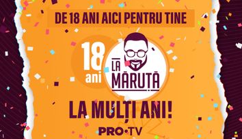 Emisiunea La Măruță împlinește 18 ani! Cătălin Măruță: „Am crescut odată cu această emisiune”