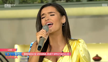 VIDEO Horia Brenciu și Viviana, duet spectaculos
