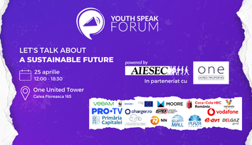 Mai sunt doar 5 zile până la Youth Speak Forum, eveniment organizat de AIESEC România!