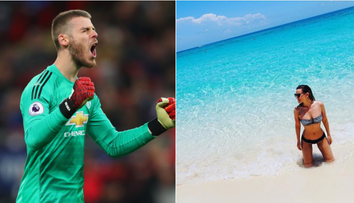 David De Gea, portarul celor de la Manchester United are o iubită superbă. Cine este Edurne Garcia