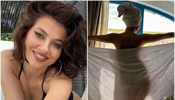 Lidia Buble, imagini senzuale în pat, acoperită doar de un prosop: “Fotograful mai trăiește, nu i-a cedat inima?”