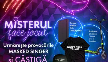 Misterul face jocul! Urmărește provocările Masked Singer și câștigă super premii