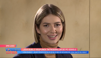 VIDEO Lidia Buble răspunde întrebarilor de pe Google
