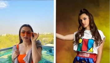 La plajă de 1 mai, în curtea casei! Alexia Eram e perfectă în costum de baie
