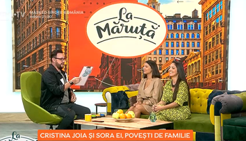 Cristina Joia și sora ei, o echipă de nota 10! Cele mai frumoase amintiri din copilărie, depănate în platoul La Măruță
