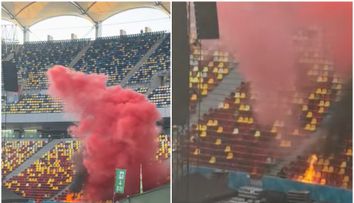 Primele imagini cu incidentul de la concertul lui Max Korzh pe Arena Națională