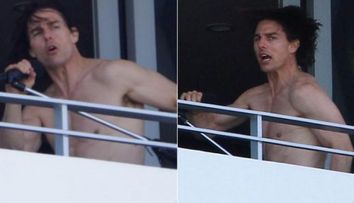 Tom Cruise prins intr-un moment jenant: cum se pregateste pentru a deveni star rock