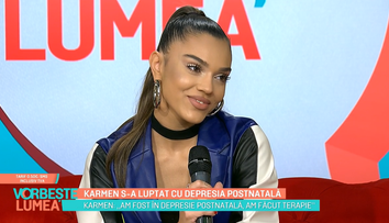 Karmen Simionescu, dezvăluiri despre depresia postnatală: “Mă supăram extrem de repede, plângeam din orice”