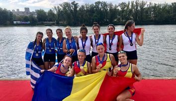 Canotorii români au câștigat 7 medalii de aur, 6 de argint si 2 de bronz la Balcaniada de la Belgrad