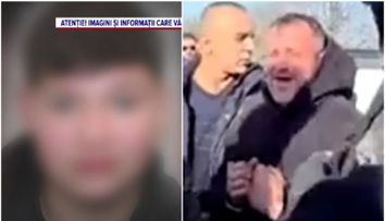 Imaginile durerii la înmormântarea lui Mario! Tatăl copilului de 15 ani, adus direct din închisoare, aproape a cedat lângă sicriu. Videoclipul sfâșietor
