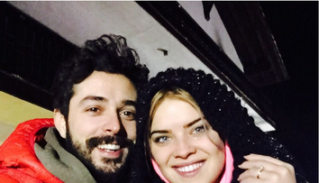 Bianca Lapuste si Marius Moga - primele sarbatori de iarna in calitate de logodnici