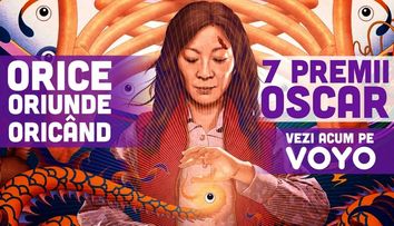 Filmul Orice, oriunde, oricând (Everything Everywhere All At Once), câștigătorul a 7 trofee Oscar, este disponibil pe VOYO!