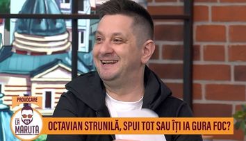 Octavian Strunilă, spui tot sau îți ia gura foc? Cum s-a descurcat actorul la provocarea lui Măruță