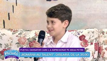 VIDEO Theodor Focșăneanu, puștiul care i-a uimit pe toți la 